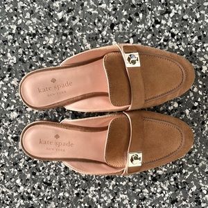 Kate Spade Pink Suede Mule